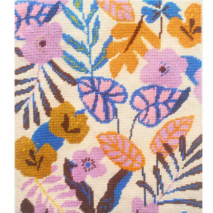 Andaman Contemporary needlepoint canvas design by Bella Gomez