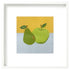 Apple and Pear Still Life needlepoint kit on 18 count canvas.