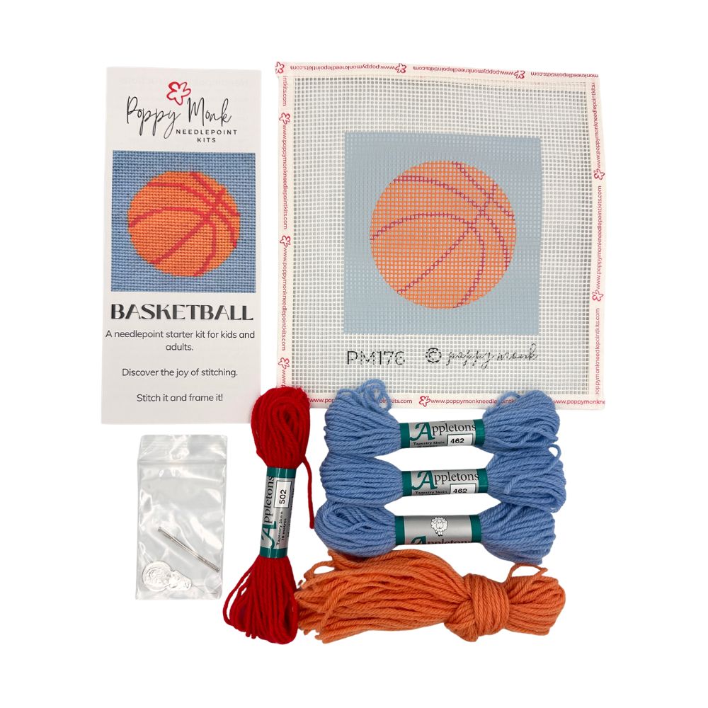 Basketball Needlepoint Starter Kit