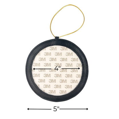 Black Self-Finishing  Needlepoint Ornament Holder