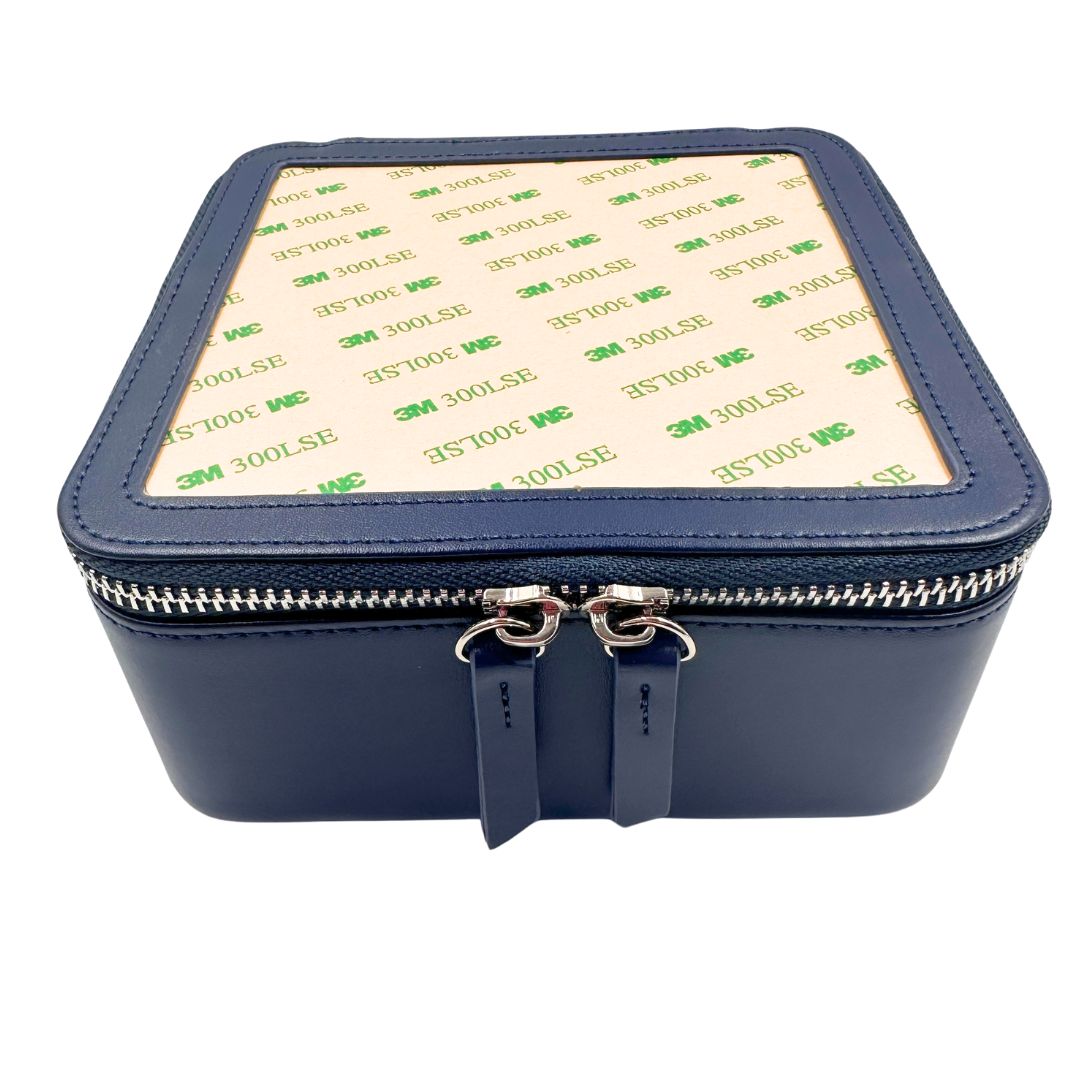 Navy Blue self-finishing needlepoint box