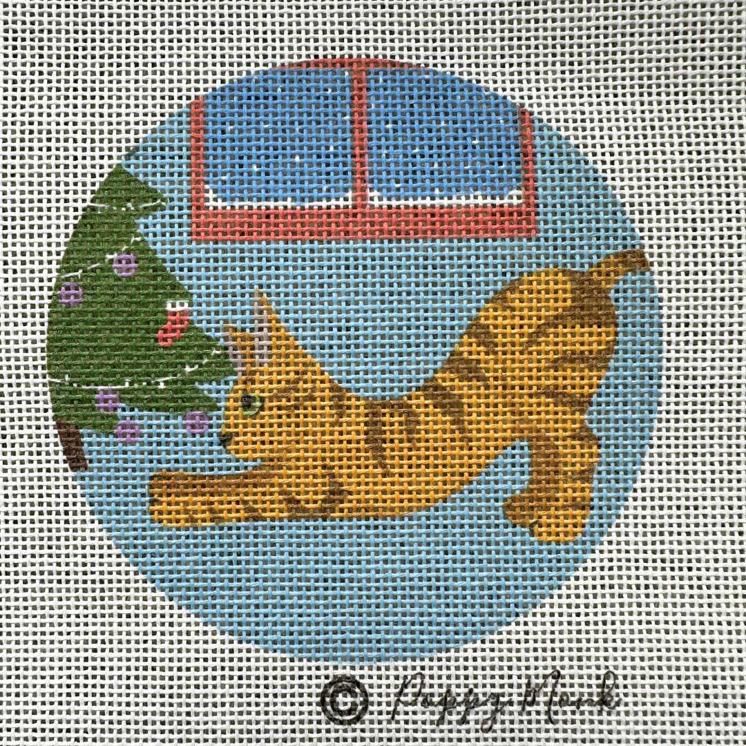 Mister Cat Halloween Cross Stitch Ornament Kit