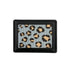 black credit card holder with cheetah print design