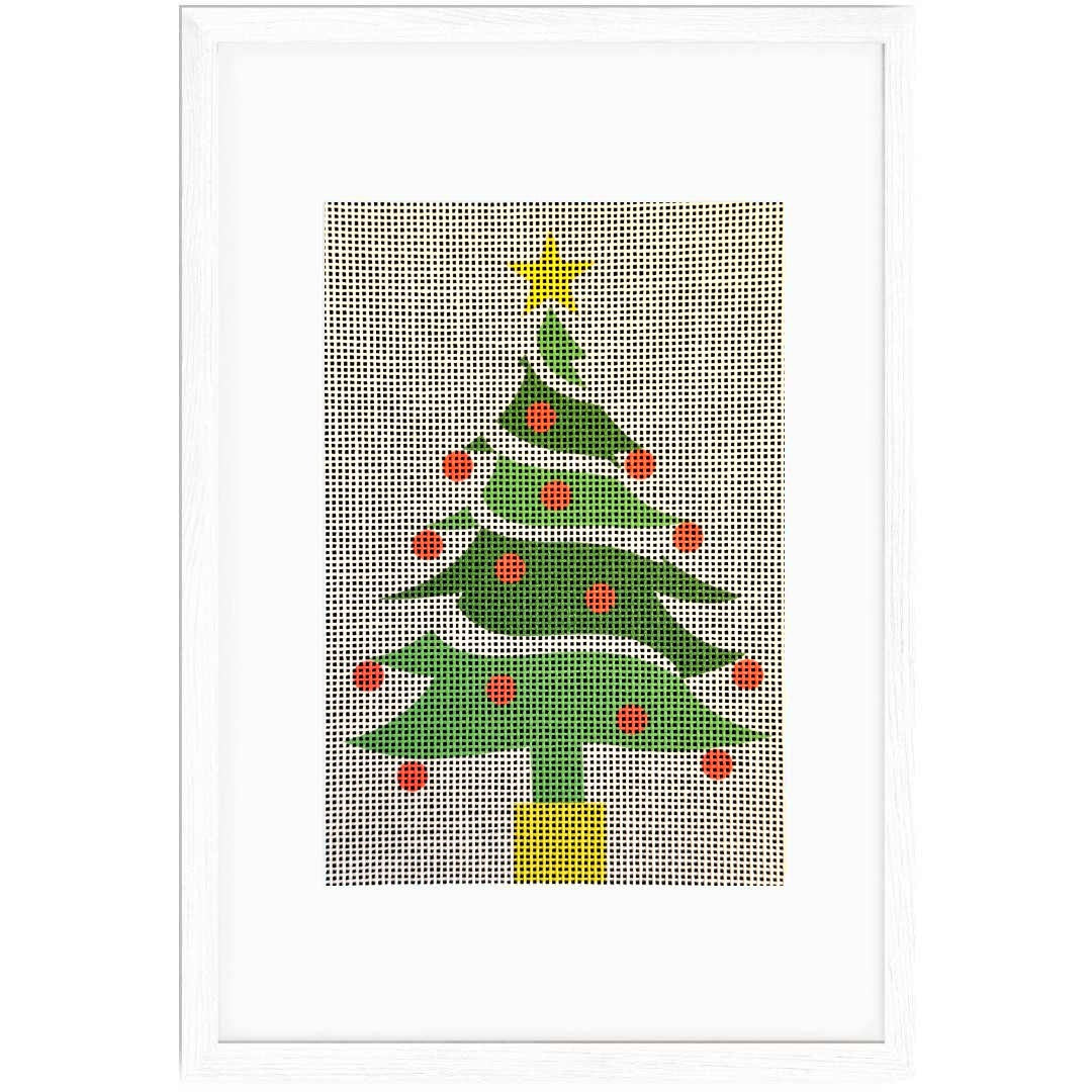 Modern Christmas Tree needlepoint kit