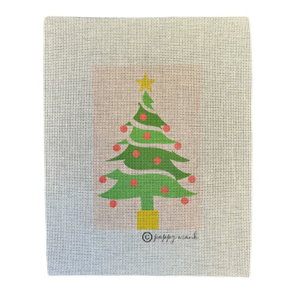 Modern Christmas tree needlepoint kit