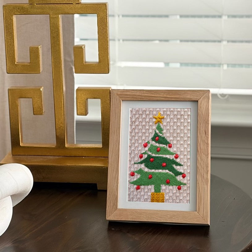 Christmas Tree Green Needlepoint Kit