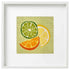 needlepoint design with slices of lime, lemon, and orange