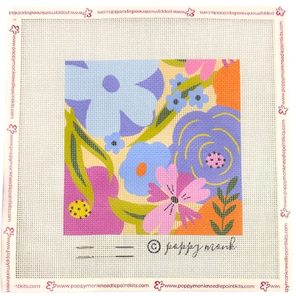 Stash Buster Needlepoint | Cutting Garden Canvas Only