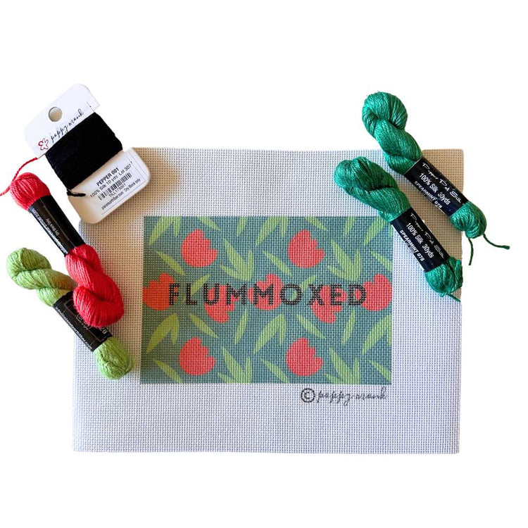 Flummoxed needlepoint kit for adults
