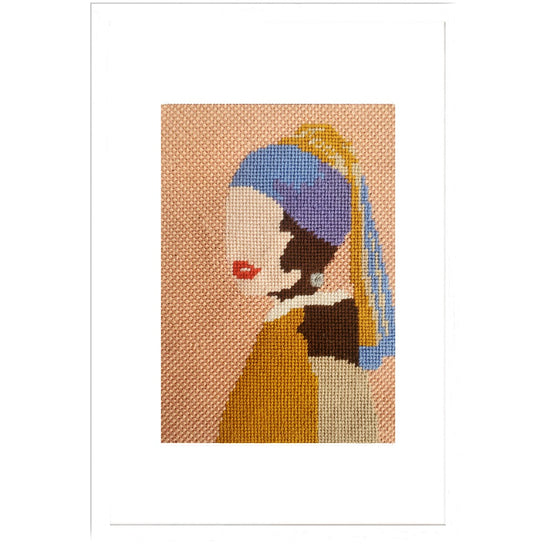 Girl With A Pearl Earring needlepoint kit