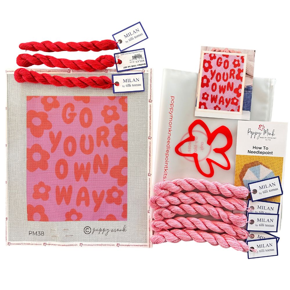 Go Your OWn Way needlepoint kit