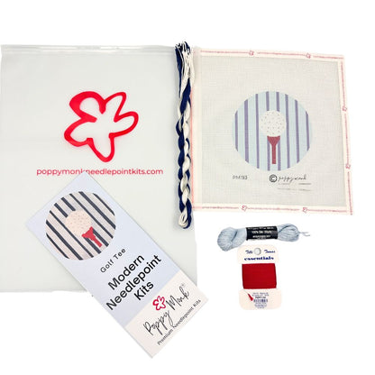 golf ball needlepoint ornament kit