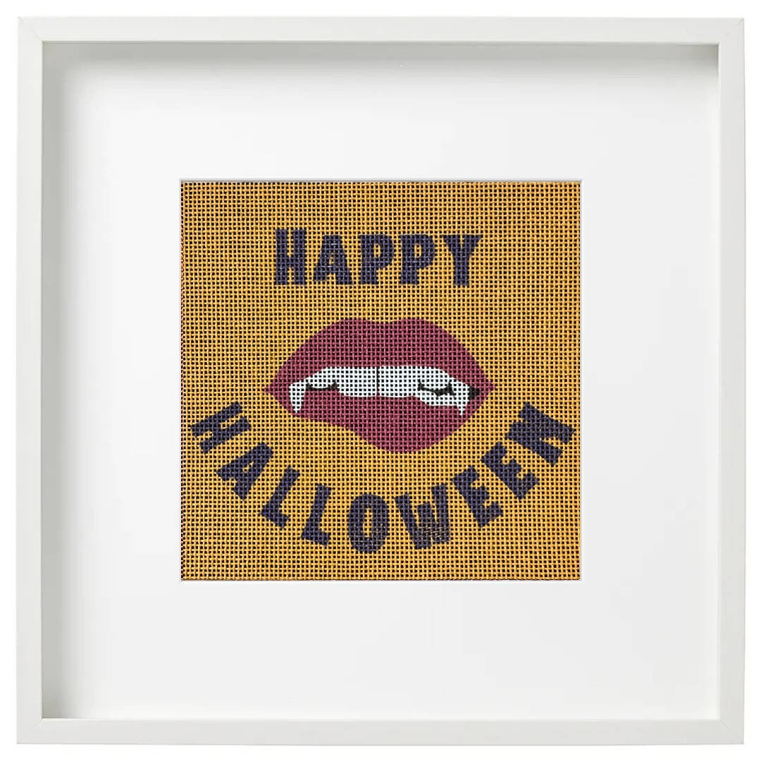 Halloween vampire needlepoint kit