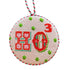 Ho Cubed needlepoint ornament kit for Christmas tree