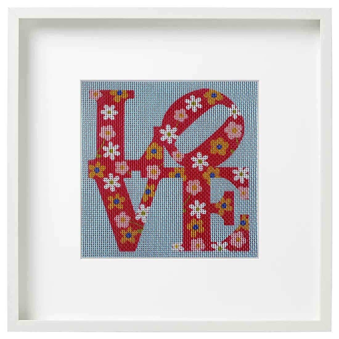 Love in Blooms needlepoint kit for Valentine&