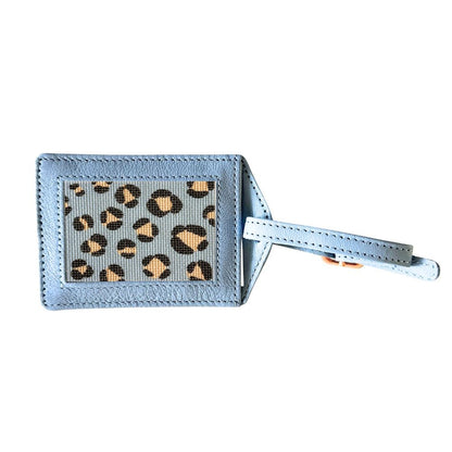 Luggage Tag Needlepoint Kit Wild Blue