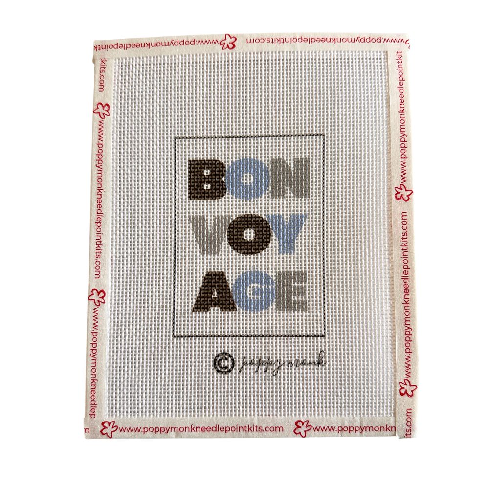 Cross-stitch kit with &