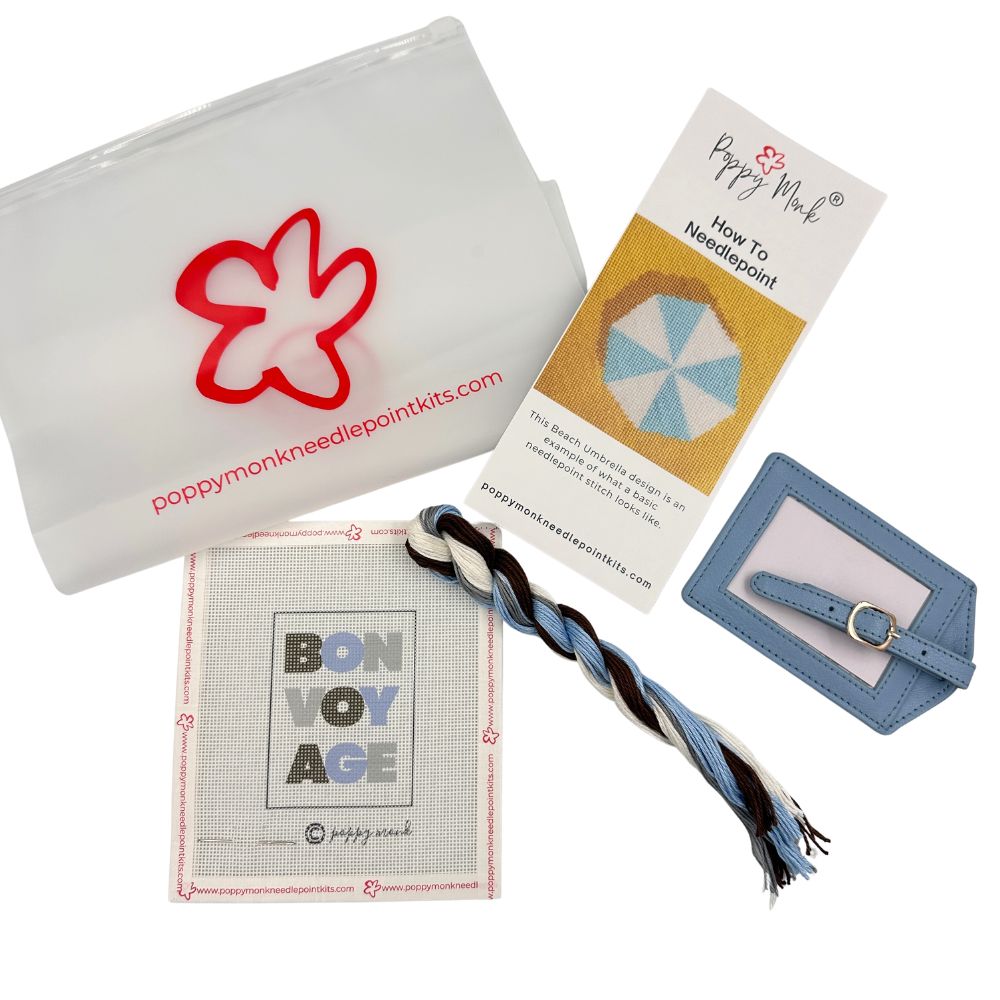 Poppy Monk Needlepoint Kits &
