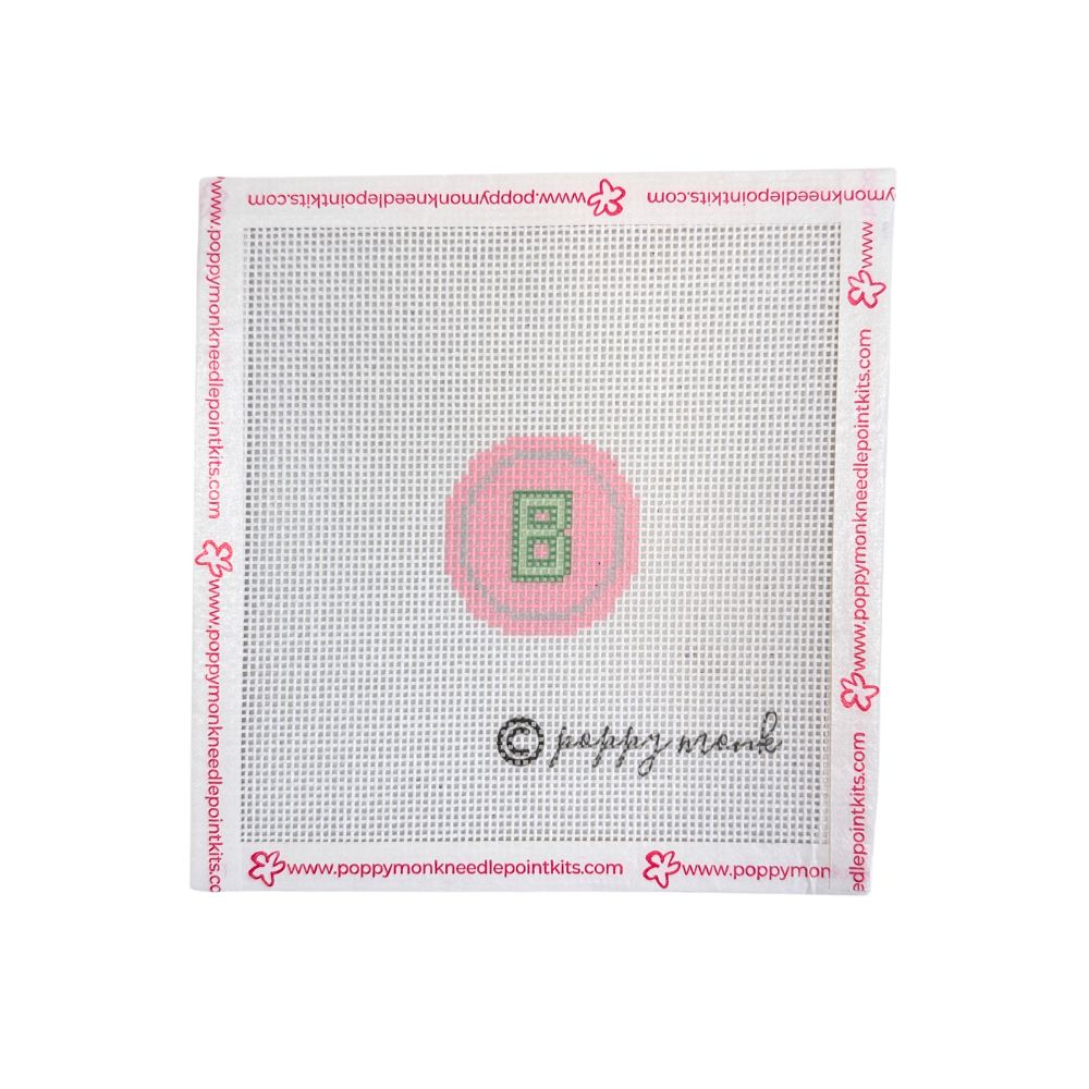 Fob Chain Letters | Mini Needlepoint Project (Fob Sold Separately)