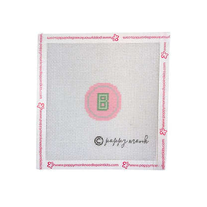 Fob Chain Letters | Mini Needlepoint Project (Fob Sold Separately)