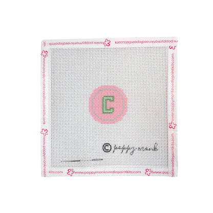 Fob Chain Letters | Mini Needlepoint Project (Fob Sold Separately)
