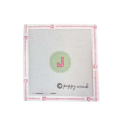 Fob Chain Letters | Mini Needlepoint Project (Fob Sold Separately)