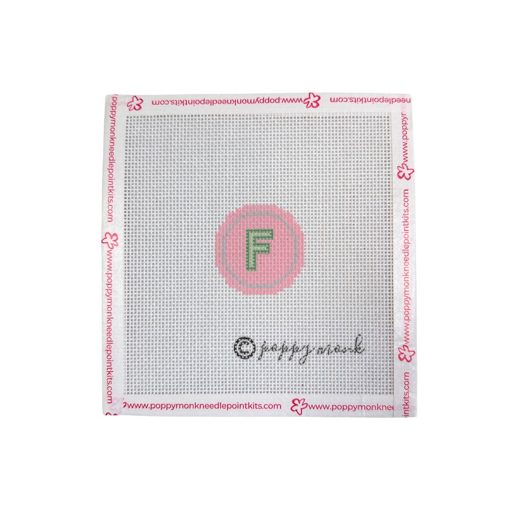 Fob Chain Letters | Mini Needlepoint Project (Fob Sold Separately)