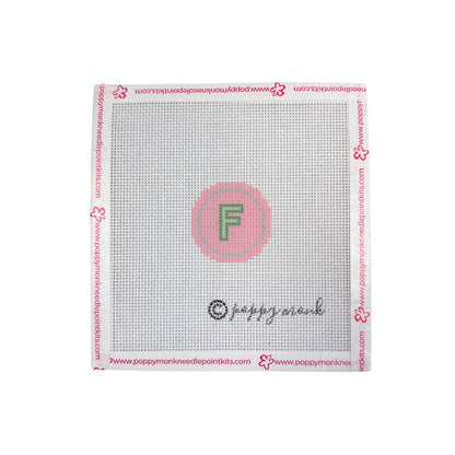 Fob Chain Letters | Mini Needlepoint Project (Fob Sold Separately)