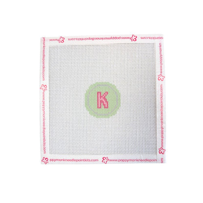 Fob Chain Letters | Mini Needlepoint Project (Fob Sold Separately)