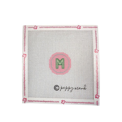 Fob Chain Letters | Mini Needlepoint Project (Fob Sold Separately)