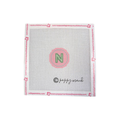 Fob Chain Letters | Mini Needlepoint Project (Fob Sold Separately)