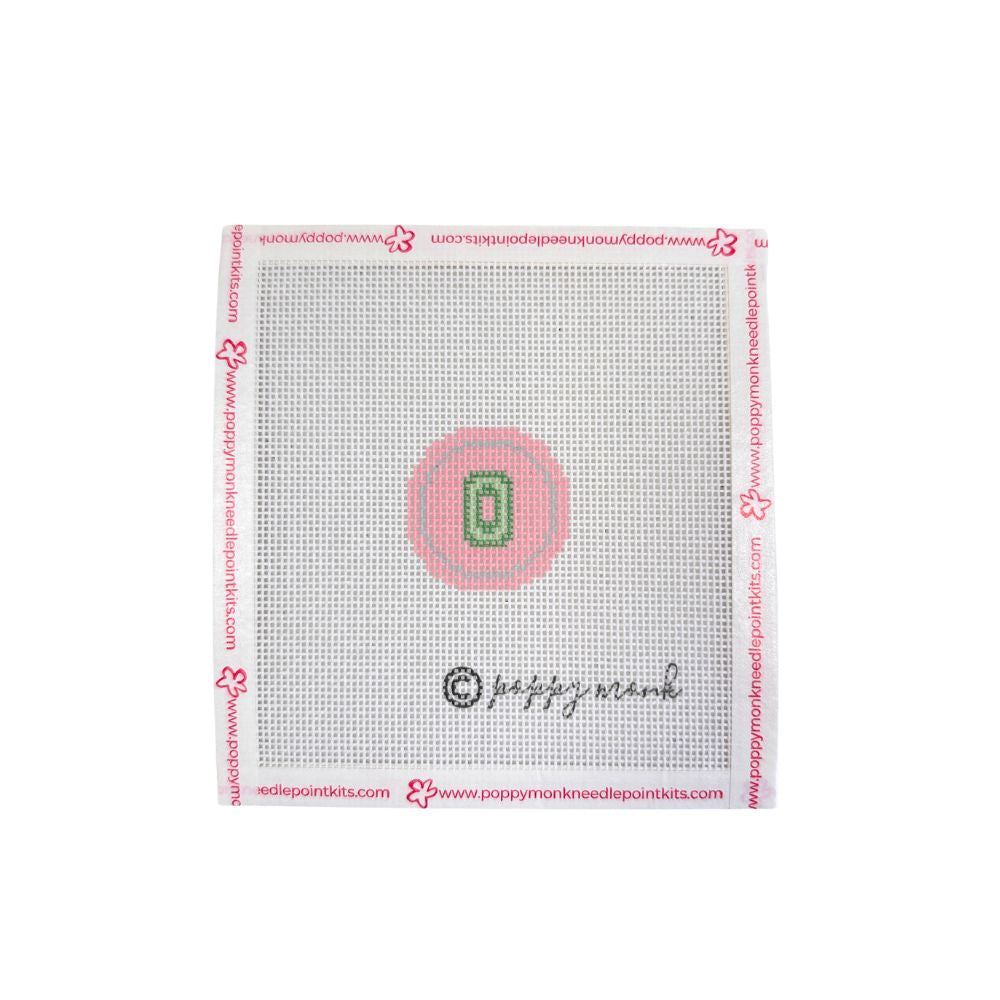 Fob Chain Letters | Mini Needlepoint Project (Fob Sold Separately)