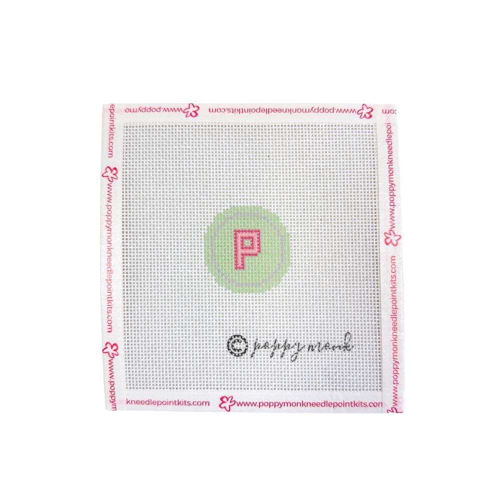 Fob Chain Letters | Mini Needlepoint Project (Fob Sold Separately)