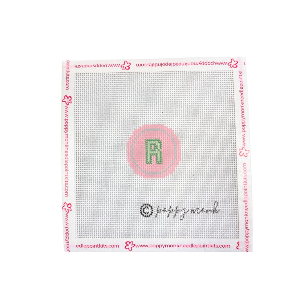 Fob Chain Letters | Mini Needlepoint Project (Fob Sold Separately)