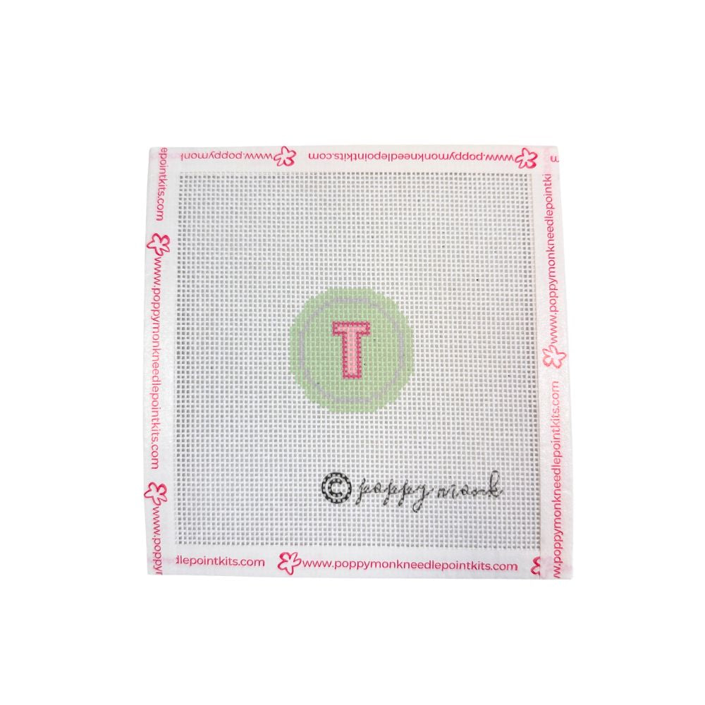 Fob Chain Letters | Mini Needlepoint Project (Fob Sold Separately)