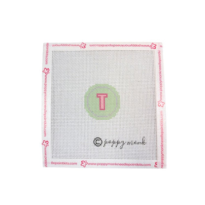 Fob Chain Letters | Mini Needlepoint Project (Fob Sold Separately)