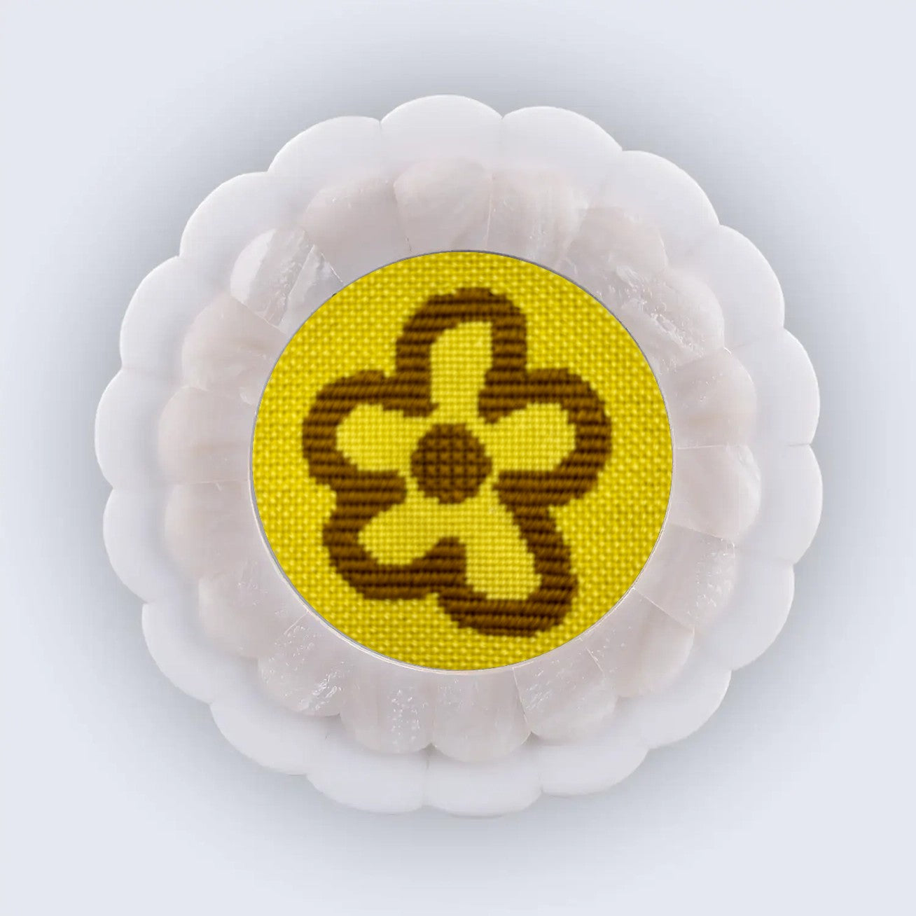 Neon Bloom Needlepoint Kit