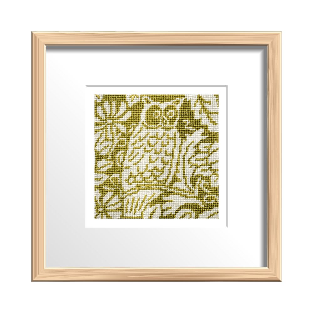 Olive Owl Needlepoint Kit (13 Count)