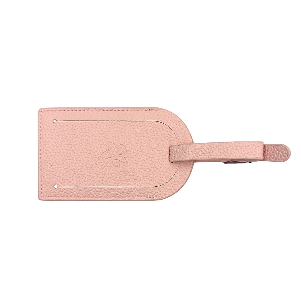 Needlepoint Luggage Tag | Pink Pastel