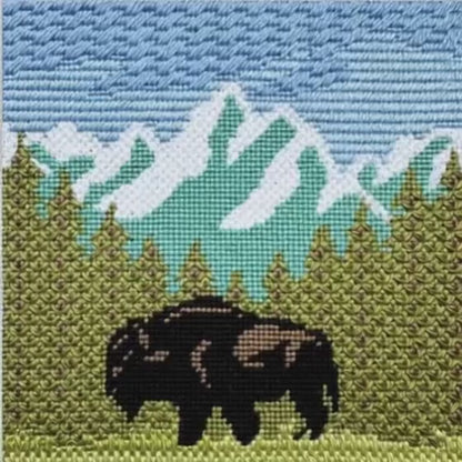Grand Teton National Park Needlepoint Kit