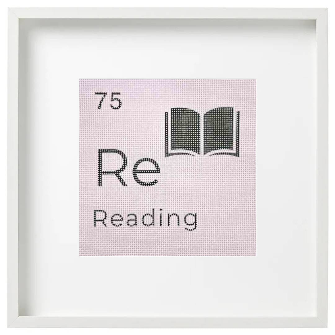 Needlepoint design with &