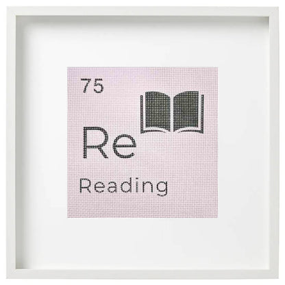 Needlepoint design with &