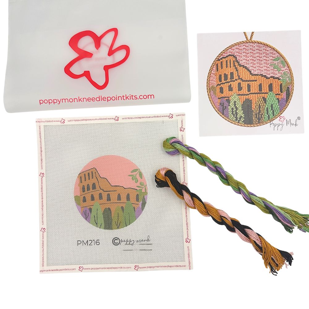 Rome at Sunset Needlepoint Kit