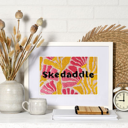 Skedaddle small needlepoint kit for adults.