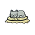 Sleepy Kitty needle minder