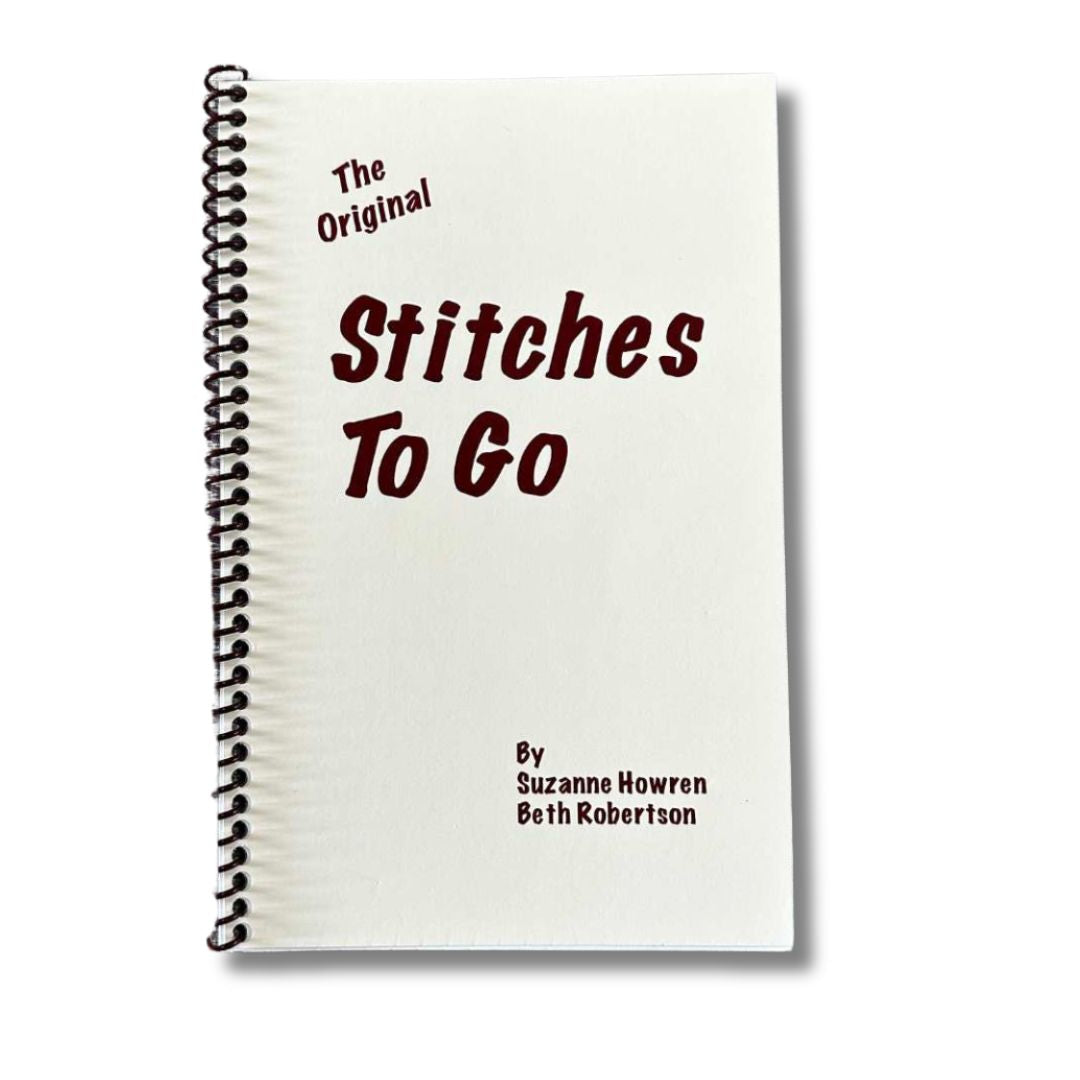 Stitches To Go needlepoint reference book by Suzanne Howren and Beth Robertson.