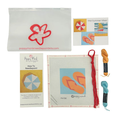 Flip flops needlepoint kit
