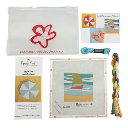 Sailboat needlepoint kit