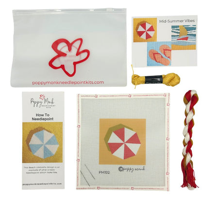 Umbrella needlepoint kit