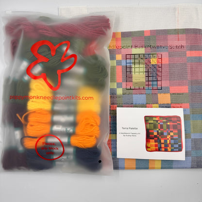 Terra Palette Needlepoint Pillow Kit